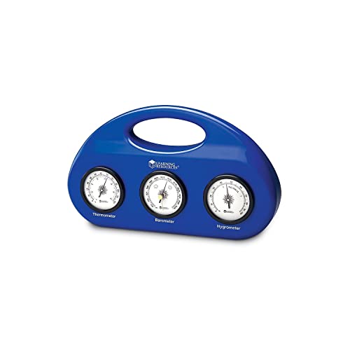 Learning Resources Weather Center Kit, Weather Science for Kids, Meteorology for Kids, Science at Home, Barometer, Thermometer, Hygrometer, Ages 5+