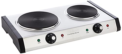 Cuisinart Countertop, Double Burner, Silver