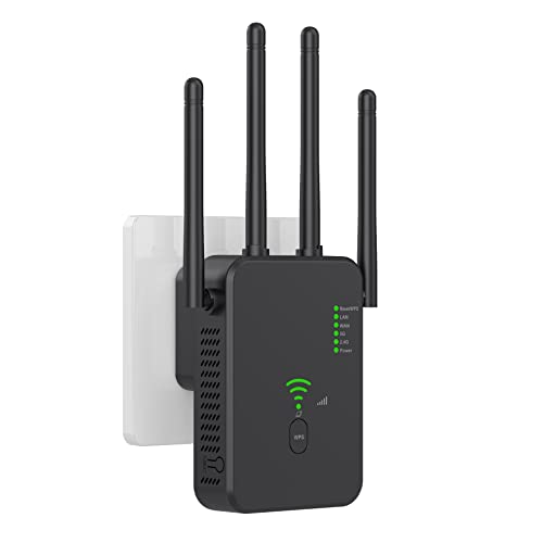 2023 Newest WiFi Extender, WiFi Booster，WiFi Repeater, Covers Up to 3000 Sq.ft and 40 Devices, 4 Antennas 360° Full Coverage,Internet Booster for Home with Ethernet Port, Quick Setup