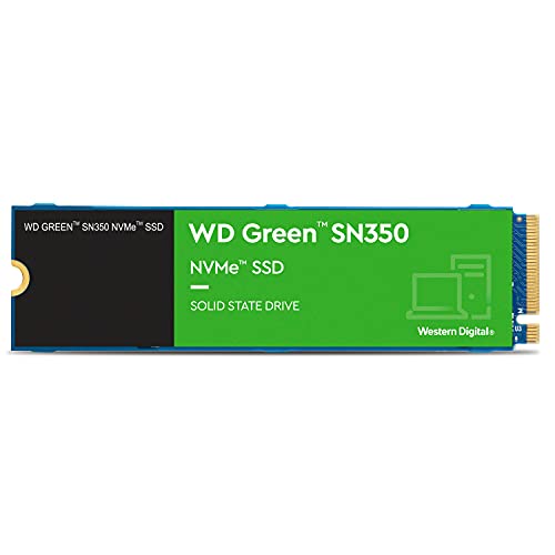 Western Digital 2TB WD Green SN350 NVMe Internal SSD Solid State Drive - Gen3 PCIe, QLC, M.2 2280, Up to 3,200 MB/s - WDS200T3G0C