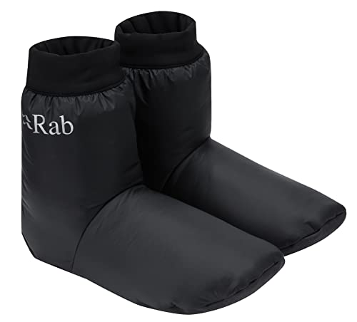 RAB Hot Socks Lightweight Packable Synthetic Insulation Liners for Skiing and Mountaineering - Black - Medium