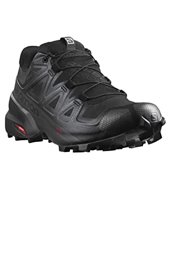 Salomon Speedcross 5 Gore-tex Trail Running Shoes for Men, Black/Black/Phantom, 11.5