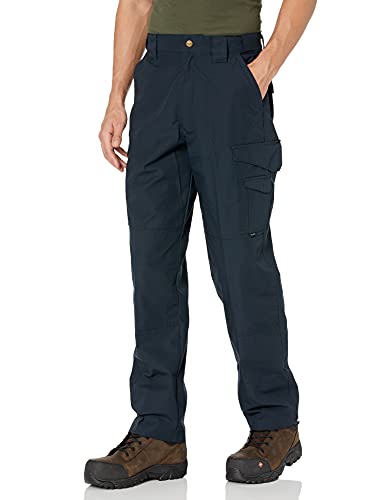 Tru-Spec Men's 24-7 Series Original Tactical Pant - Reliable Pants for Men - Ideal for Hiking, Camping, EMT, and Tactical Use - 65% Polyester, 35% Cotton - Navy - 54