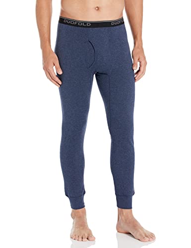 Duofold Men's Mid Weight Double Layer Thermal Pant, Blue Jean, X-Large