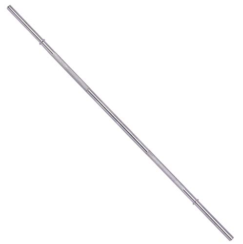 Signature Fitness Olympic Barbell Standard Weightlifting Barbell, Chrome, 1-inch, 5FT