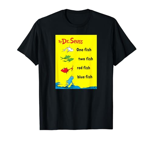 Dr. Seuss One Fish Two Fish Book Cover T-Shirt