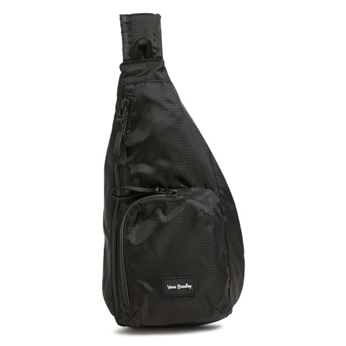 Vera Bradley Ripstop Mini Sling Backpack, Black