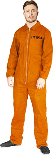 Most Wanted Criminal Prisoner Men's Costume Large 42-44