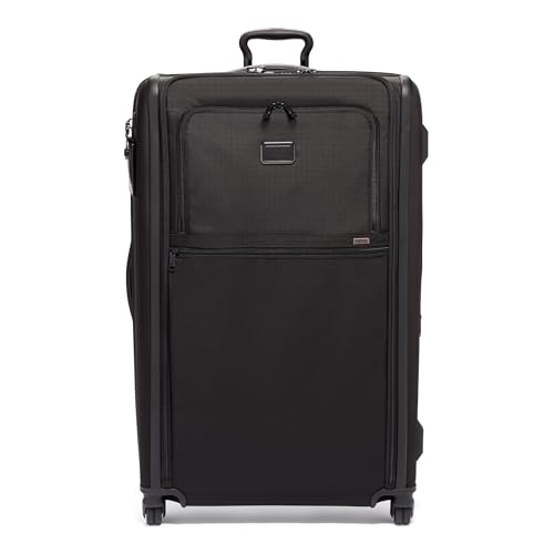 TUMI - Alpha Worldwide Trip Expandable 4-Wheeled Packing Case - Large Suitcase with Top and Side-Grab Handles - Black