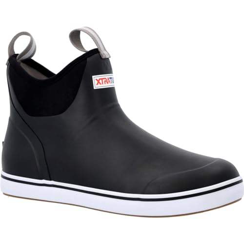 Xtratuf 2273612 Ankle Deck Boot Black 12 Mens