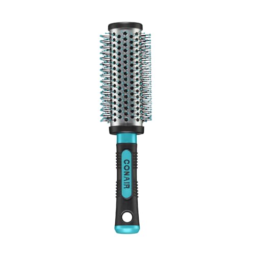 Conair Salon Results Round Hair Brush - Hair Brush Blow Dryer - Large Round Brush for Blow Out - Nylon Bristles - Ideal for longer hair lengths
