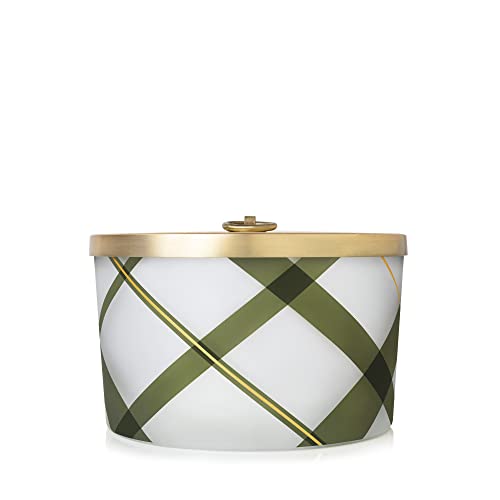 Thymes Frosted Plaid Frasier Fir Candle - 18 Oz