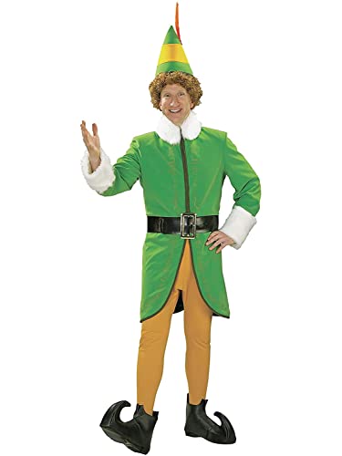 Rubie's Men's Buddy The Elf Deluxe Costume, As Shown, Large