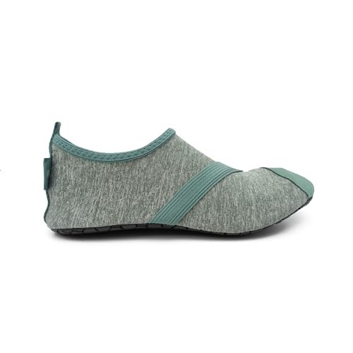 FITKICKS Live Well Collection Active Women's Footwear, Foldable Shoes - Green, Large
