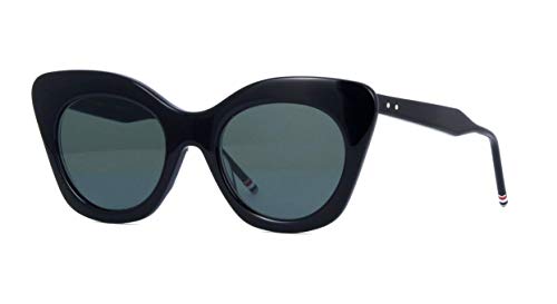 Sunglasses THOM BROWNE TB 508 A-BLK Black-w/ Dark Grey-AR