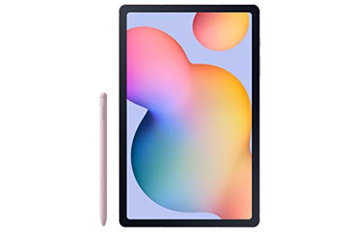 SAMSUNG Galaxy Tab S6 Lite 10.4' 128GB Android Tablet, LCD Screen, S Pen Included, Slim Metal Design, AKG Dual Speakers, 8MP Rear Camera, Long Lasting Battery, US Version, 2022, Chiffon Rose