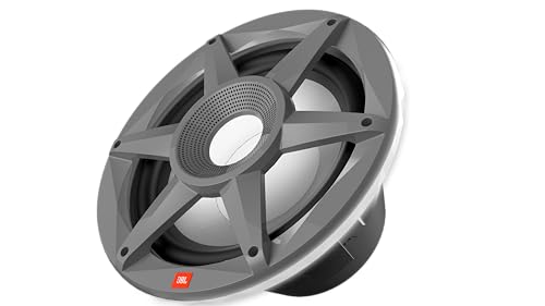 JBL 10' (250mm) Marine Woofer - High Performance 10' Subwoofer, 300 watts RMS, 900 watts Peak Power, Sensitivity (@ 2.83V): 89dB, Frequency Response: 20-2KHz, Selectable impedance: 2 and 4-ohms