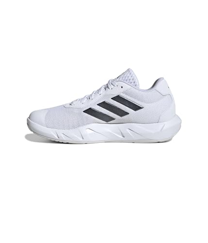 adidas Women's Amplimove Trainer Sneaker, White/Black/Grey, 8
