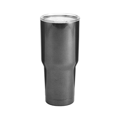 BYO by BUILT 30 Ounce Double Walled Stainless Steel Tumbler Metallic Charcoal 5211323