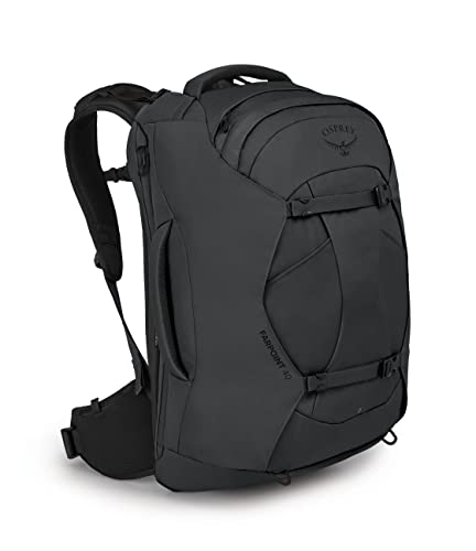 Osprey Farpoint 40L Men's Travel Backpack, Tunnel Vision Grey