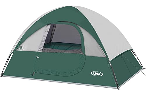 Camping Tent 2 Person, Waterproof Windproof Tent with Rainfly Easy Set up-Portable Dome Tents for Camping