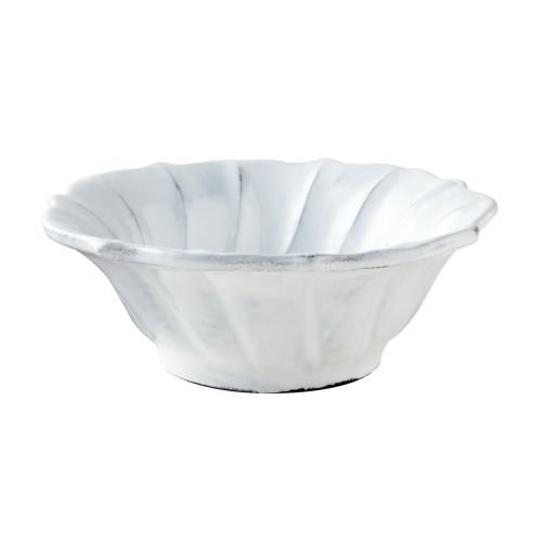 Vietri Incanto Ruffle Soup/Cereal Bowl, 7.25' D Earthenware Kitchen & Dining Deep Noodle/Oatmeal Dish