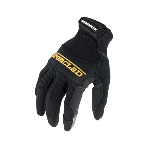 Ironclad BHG04L Box Handler Gloves, Black, Large, Pair