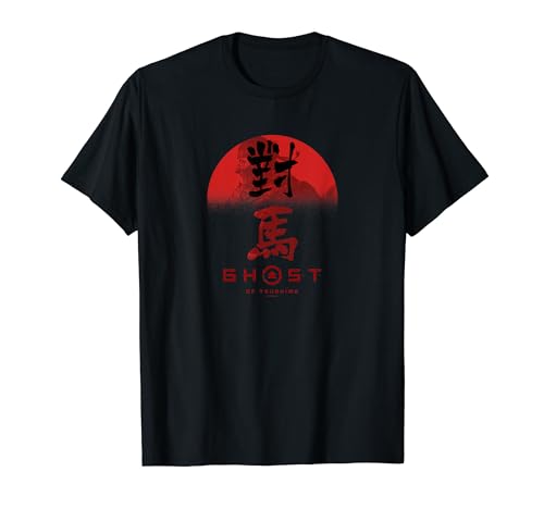 Ghost of Tsushima Ghost in Rising Sun T-Shirt