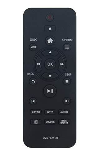 RC-5721 Remote Replacement for Philips DVD Player DVP3005/78 DVP2880/55 DVP3864K DVP3868G DVP3850G DVP3850K DVP3852K RC-5721 DVP3670K DVP2880 DVP2881 DVP2880/F7 DVP3602 VD2433 DVP3962 DVP3980 DVP3982
