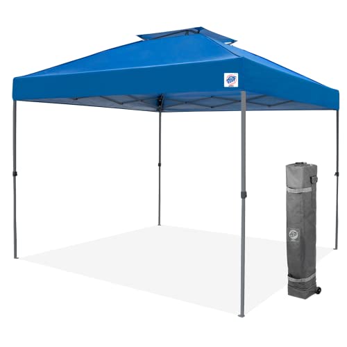 E-Z UP Patriot ONE-UP Technology Vented Shelter, 10' x 10', Royal Blue