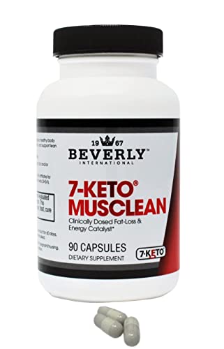 7-Keto Musclean. Lose up to 3X as Much Body Fat Without Losing Muscle Tone. Potent Thermogenic Diet Pill for Men & Women. Boost Fat-Burning Metabolism. Keto Diet - Reduce overeating. 90 caps