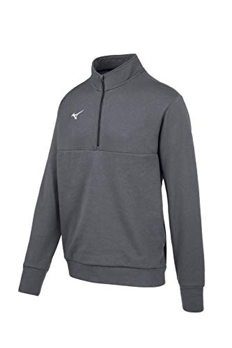 Mizuno MZ1 1/4 Zip Fleece Pullover, Quiet Shade, Medium