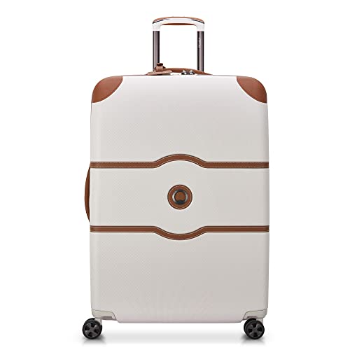 DELSEY Paris Chatelet Air 2.0 Hardside Luggage with Spinner Wheels, Angora, Checked-Large 28 Inch