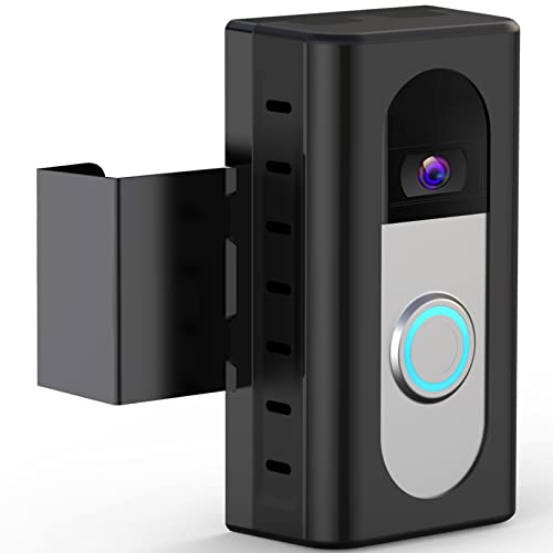 QIBOX Anti-Theft Video Doorbell Mount Compatible with Ring/Blink Wireless Video Doorbell 4/3/3 Plus/2/1/(2020 Release), Adjustable No-Drill Mounting Bracket Wedge Adapter Holder Accessories