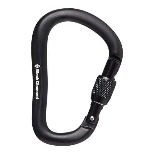 Black Diamond Rocklock Screwgate Carabiner, Black