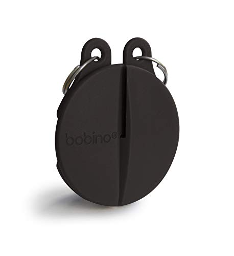 Bobino Zipper Clip | Zipper Locks for Backpacks | Backpack Clip & Backpack Lock | Travel Lock & Luggage Lock | Anti Theft Zipper Lock | Travel Essentials | Safety Lock Travel Safety | 2 Pack Charcoal
