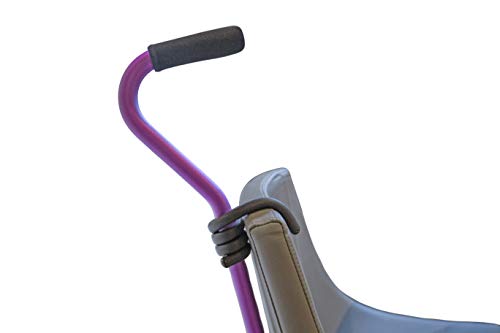 Crutcheze Cane Holder 3 Pack - Holds Canes Within Reach - Walking Stick Holder - Crutches & Cane Accessories - Reacher Grabber Holder - Walker Accessory