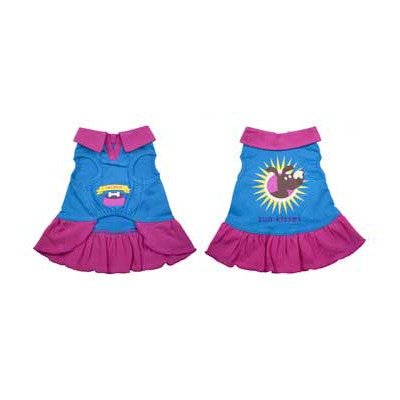 Waghearted Sun Kisses Summer Dog Dress Color: Yellow, Size: Large