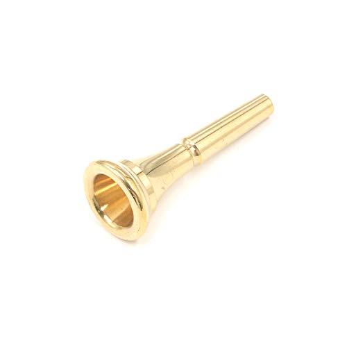 Geesatis Gold Plated Standard Horn Mouthpiece Deep Cup Mouth Horn French Horn Mouthpiece