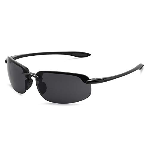 JULI Eyewear Nylon Polarized Sunglasses for Men Women Driving Fishing Baseball Driving