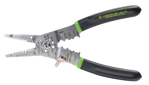 Greenlee 1927-SS Tool, 8-18AWG, Black