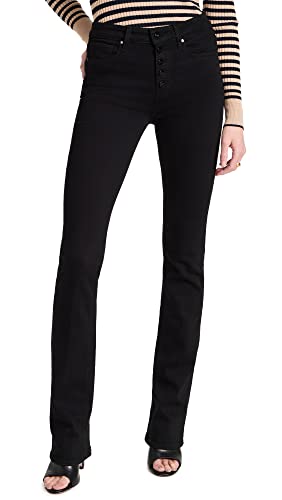 PAIGE Women's Manhattan Jeans, Black Shadow, 29
