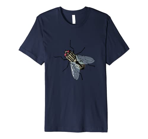 House Fly Graphic T-Shirt Insect Bug Entymology Tshirt Tee Premium T-Shirt