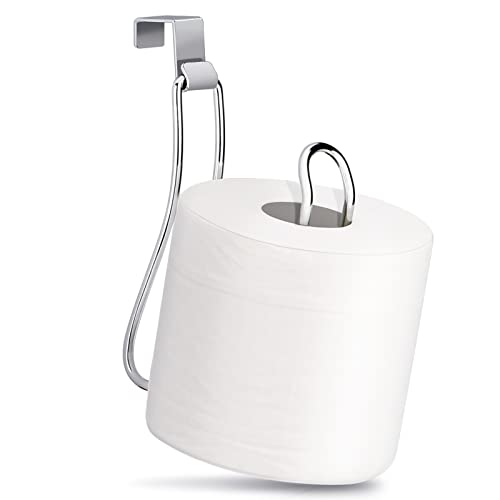 Toilet Paper Holder, Over The Tank Toilet Paper Holder, Toilet Paper Roll Holder, Bathroom Toilet Paper Holder （Chrome）