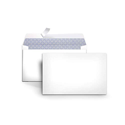 Amazon Basics 6 3/4 Security Tinted Envelopes with Peel and Seal, 100-Pack, White