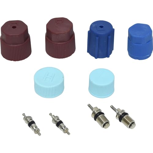 A/C System Valve Core and Cap Kit Compatible With Ford Thunderbird 1997 PC-1031105