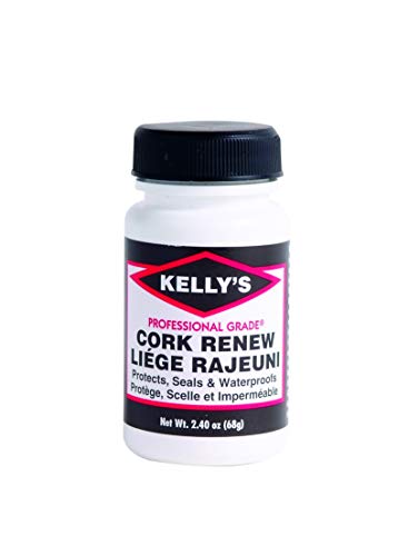 Kelly’s Cork Renew, 2.4 Oz. - Seals and Waterproofs Cork Surfaces on Crafts, Shoes and More