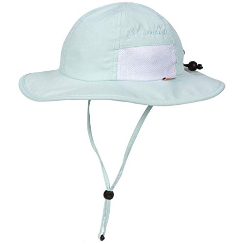 SwimZip Wide Brim Sun Hat | UPF 50+ Protection for Baby, Toddler, and Kids Mint Green