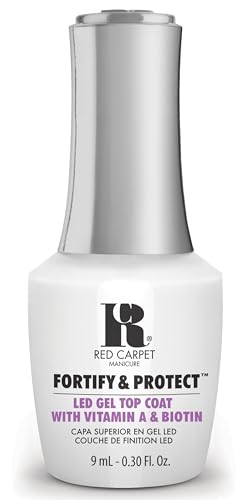 RC Red Carpet Manicure Fortify & Protect LED Gel, Top Coat