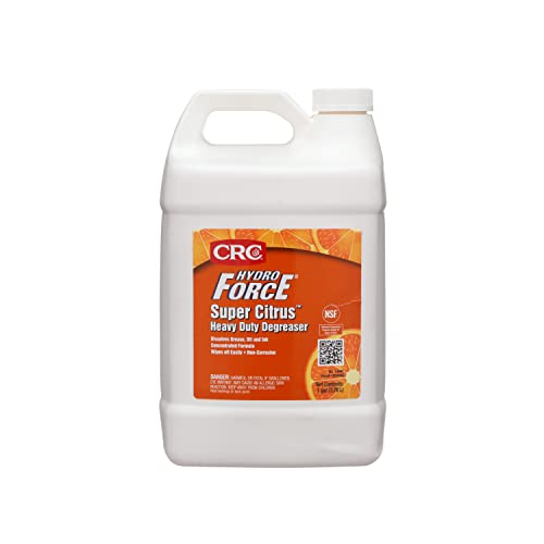 CRC HydroForce Super Citrus Heavy Duty Degreaser, 1 Gal